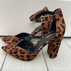 Express Cheetah Heels